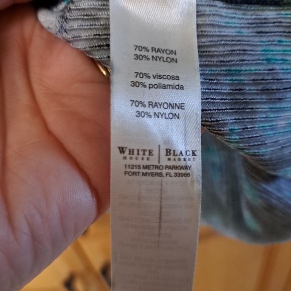 Womens White House/Black Market 3/4 Sleeve Cardigan/Top - Picture 5 of 8